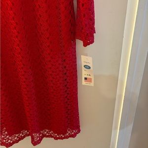 Ashley Blue Laced Dress